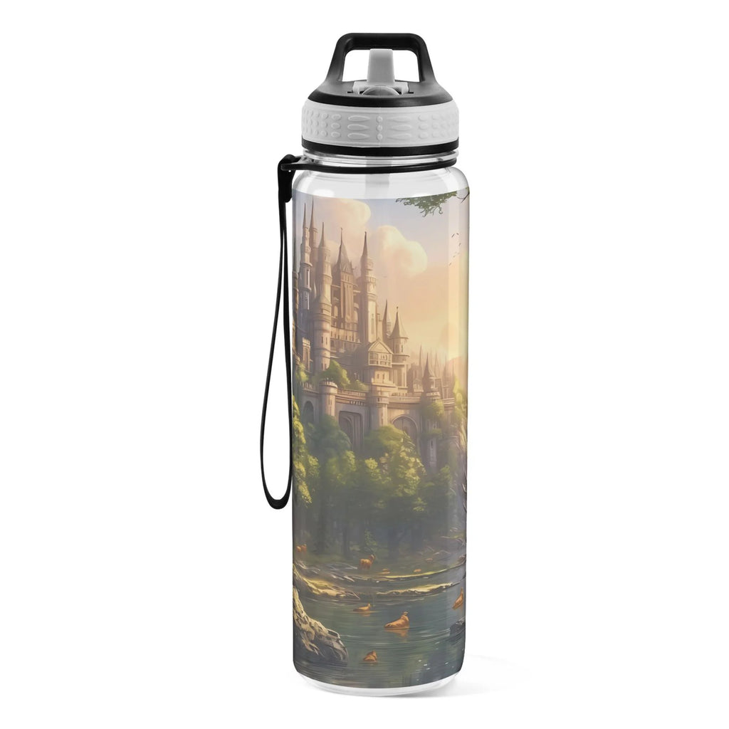 32oz Tritan Leakproof Clear Sports Water Bottle E216