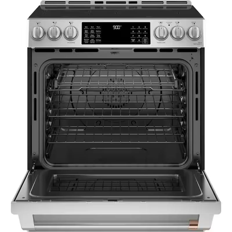 30 in. 5.7 cu. ft. Slide-In Induction Range with Convection H326
