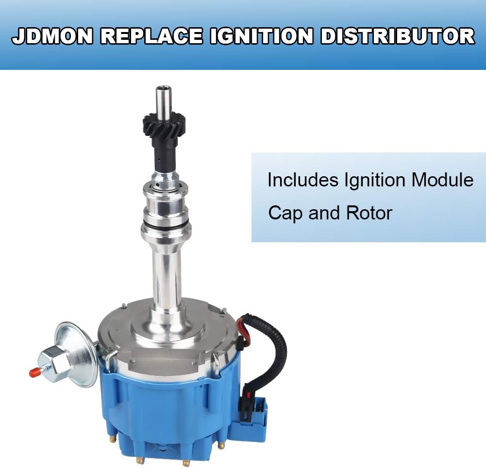 Complete Ignition Distributor 65k Coil 7500RPM Blue Cap Pack of 2 L120