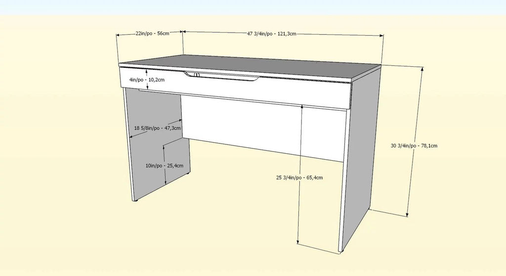 Desk with Storage Tray L10133