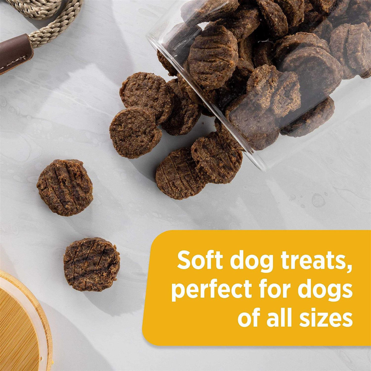 Beef & Bison Burger Bites Dog Treats X2186