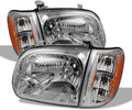 For 2005-2006 Toyota Tundra 05-07 Sequoia Headlights Headlamps w/Corner Lamps Set Left+Right Y242