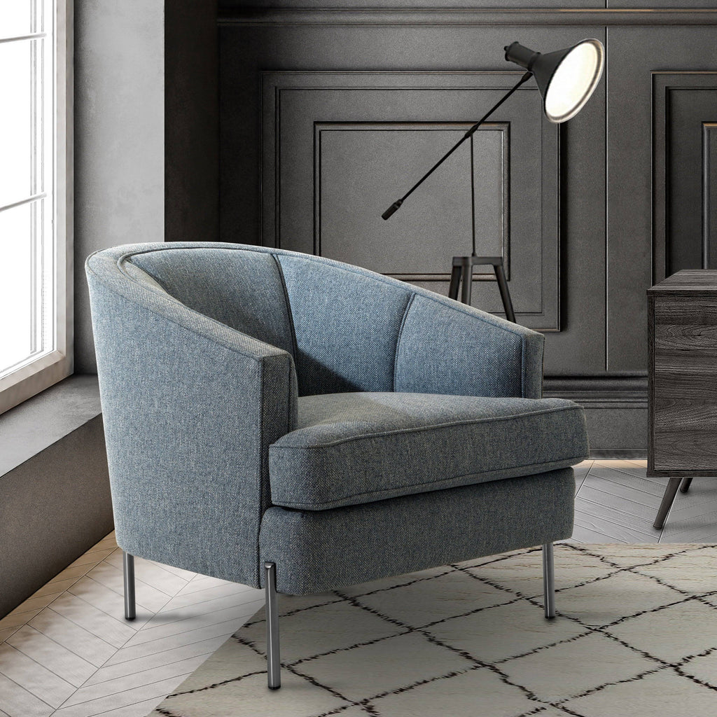 Blue Club Chair N1955