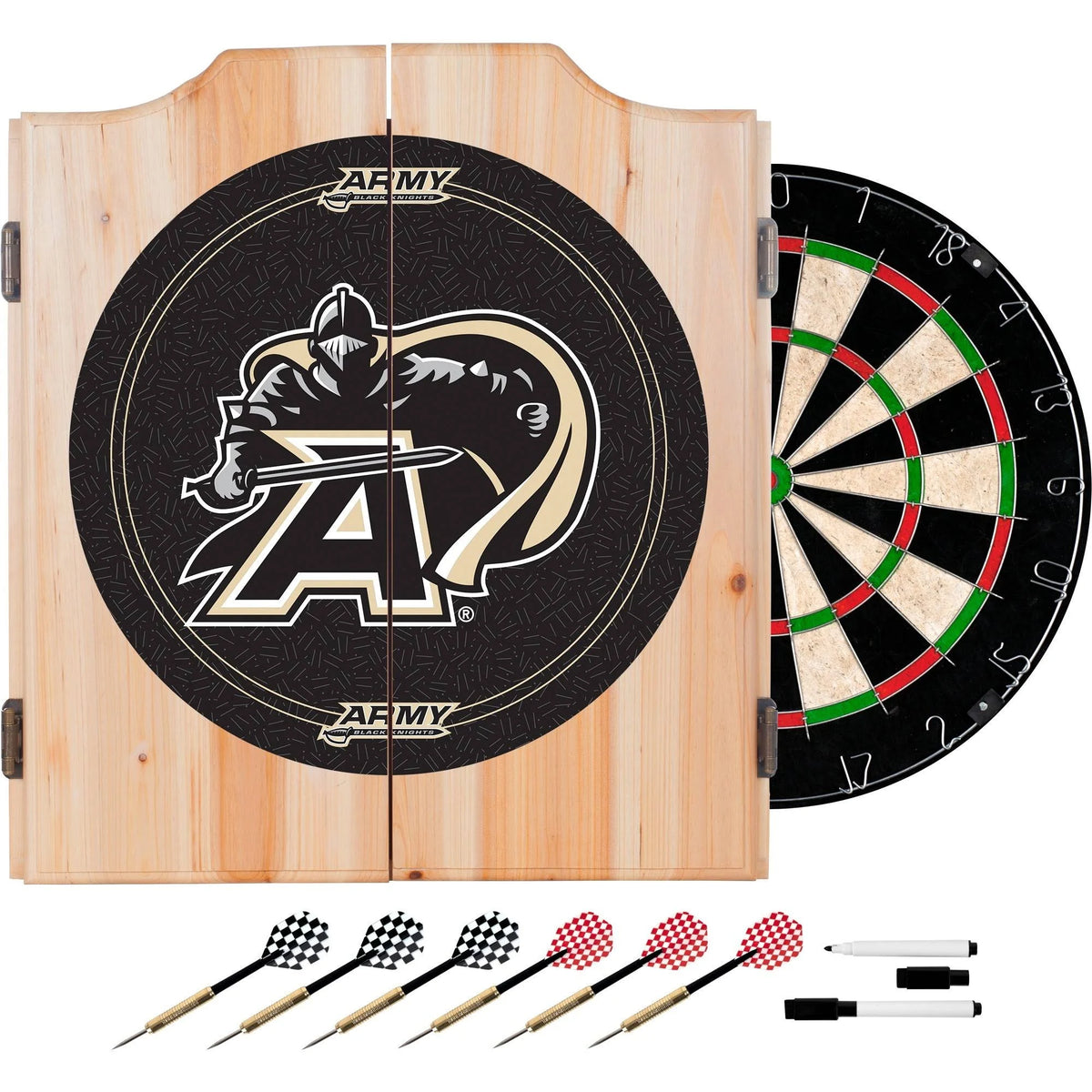 Wood Dart Cabinet Set J928357