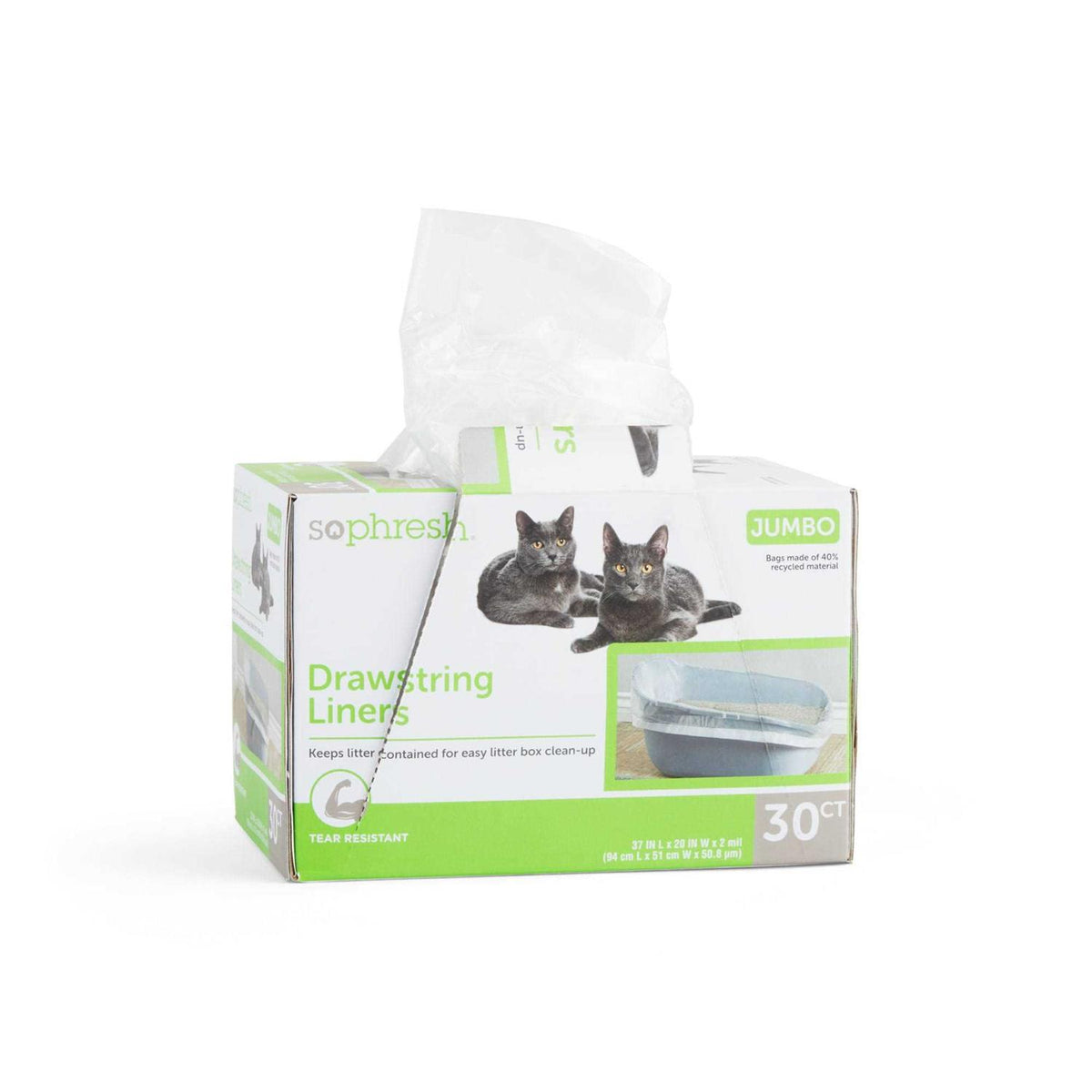 Drawstring Cat Litter Box Liners J754