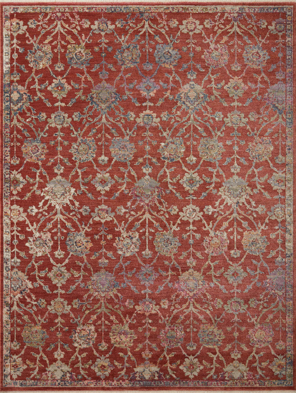 Red Multi Rug U128