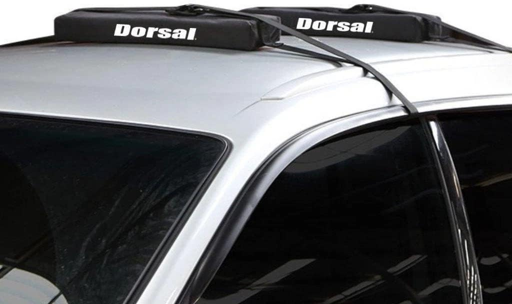 Soft Roof Surfboard Racks with Corrosion Resistant Buckles, Pack of 2 D1838