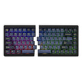 RGB Wired Bluetooth TKL Split Mechanical Keyboard with Cherry MX Black Switch Z8183
