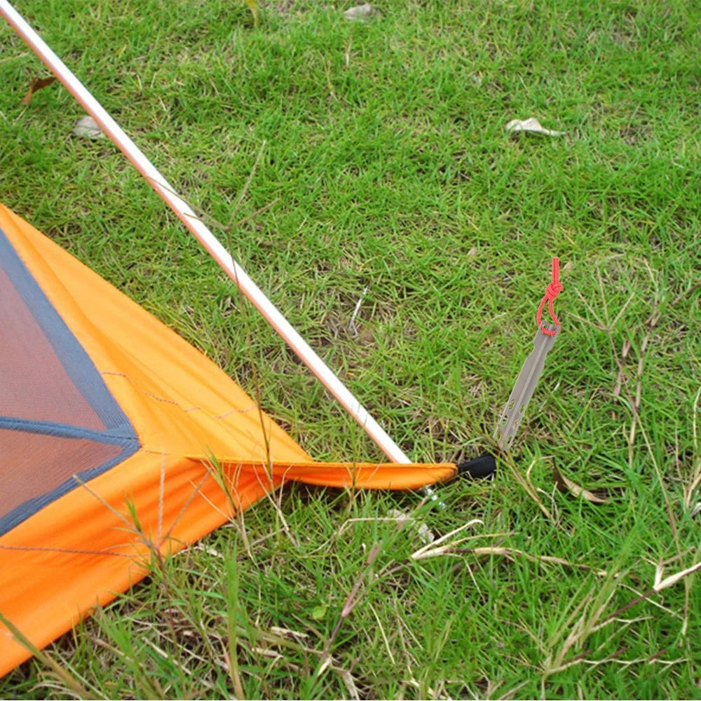 Ultralight V Shaped Tent Stakes 6 Pack J306