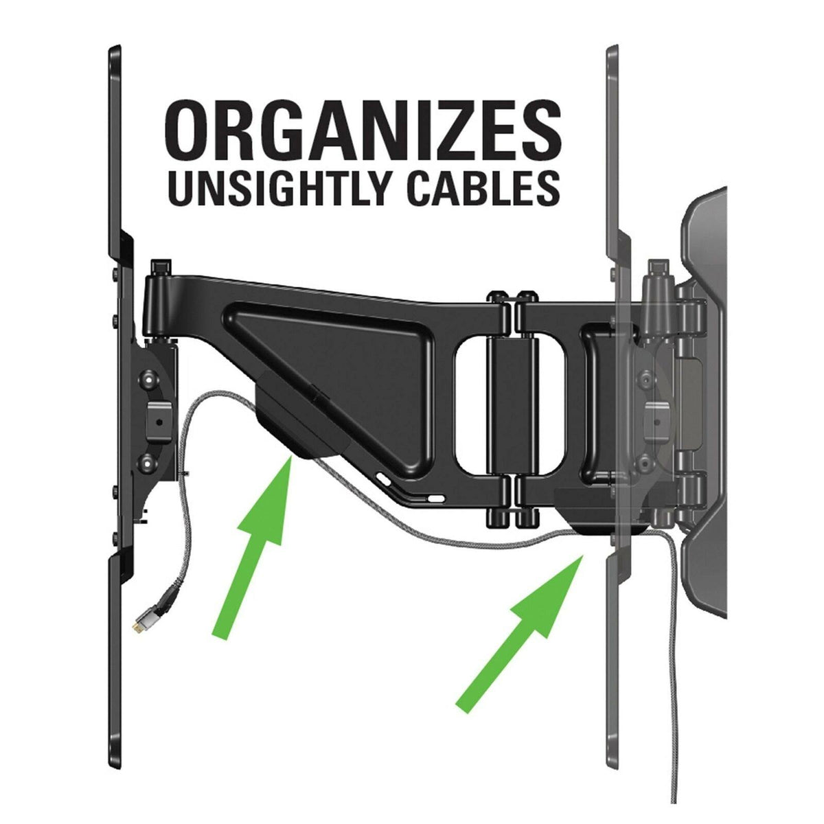 Full-Motion TV Wall Mount for 37x22 to 80x22 TVs Z743