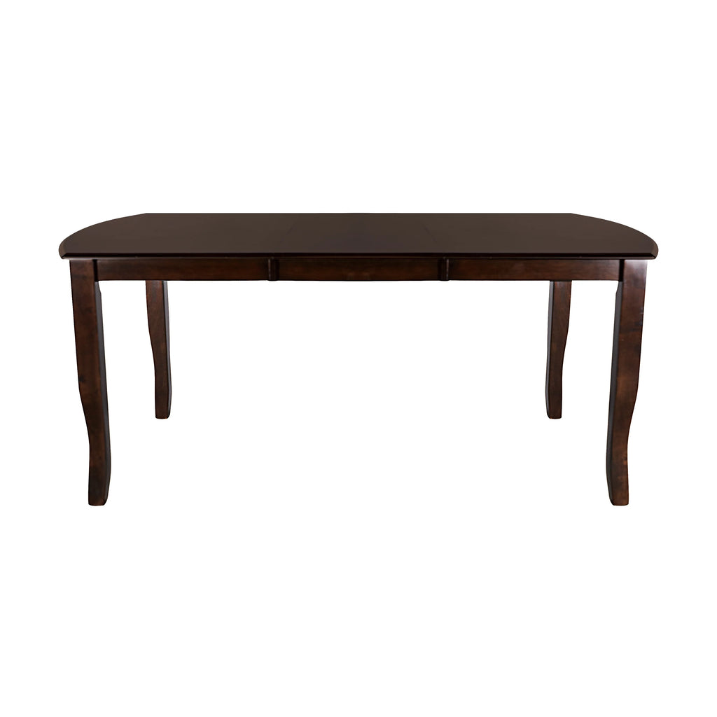 Dark Cherry Mango Veneer Wood Dining Table C822286