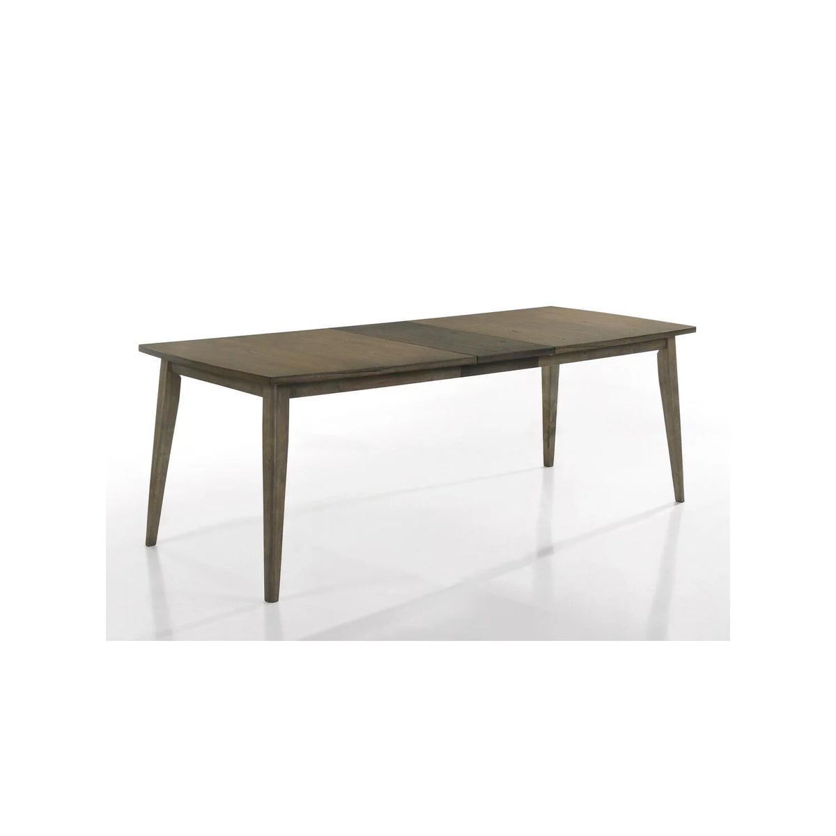 72" Wide Contemporary Rectangle Dining Table with Extension Leaf O443082