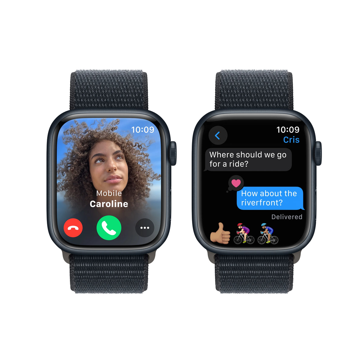 Midnight Aluminum Case 45mm Apple Watch with Sport Loop E78385