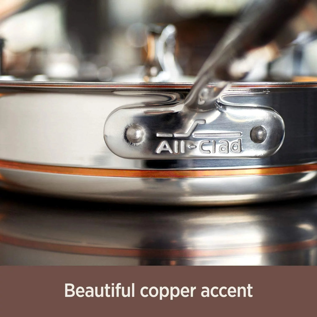 14 Piece 5-Ply Stainless Steel Copper Core Cookware Set B511