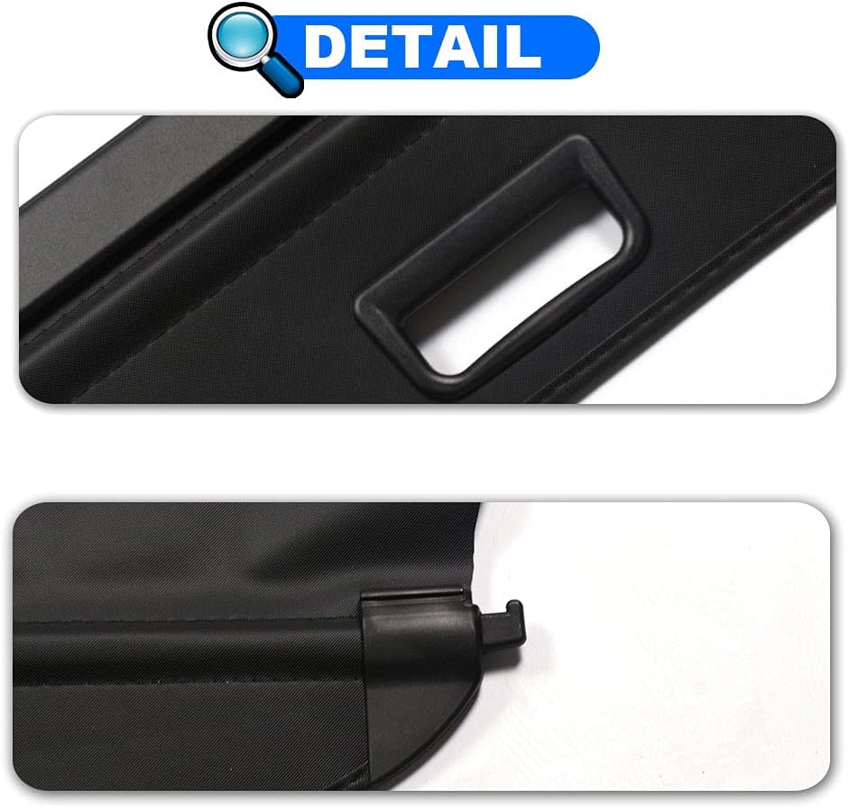 Cargo Cover Rear Trunk Retractable Security Shade Cover M70332