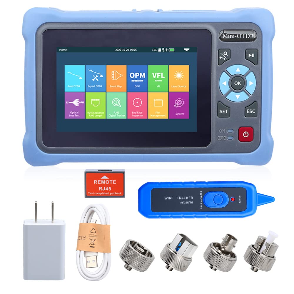 OTDR Optical Fiber Tester 1310/1550nm 4.3 inch Touch Screen F968