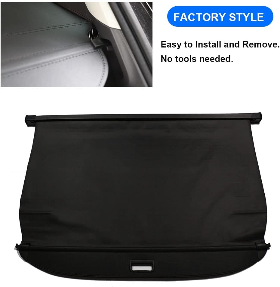 Cargo Cover Rear Trunk Retractable Security Shade Cover M70332