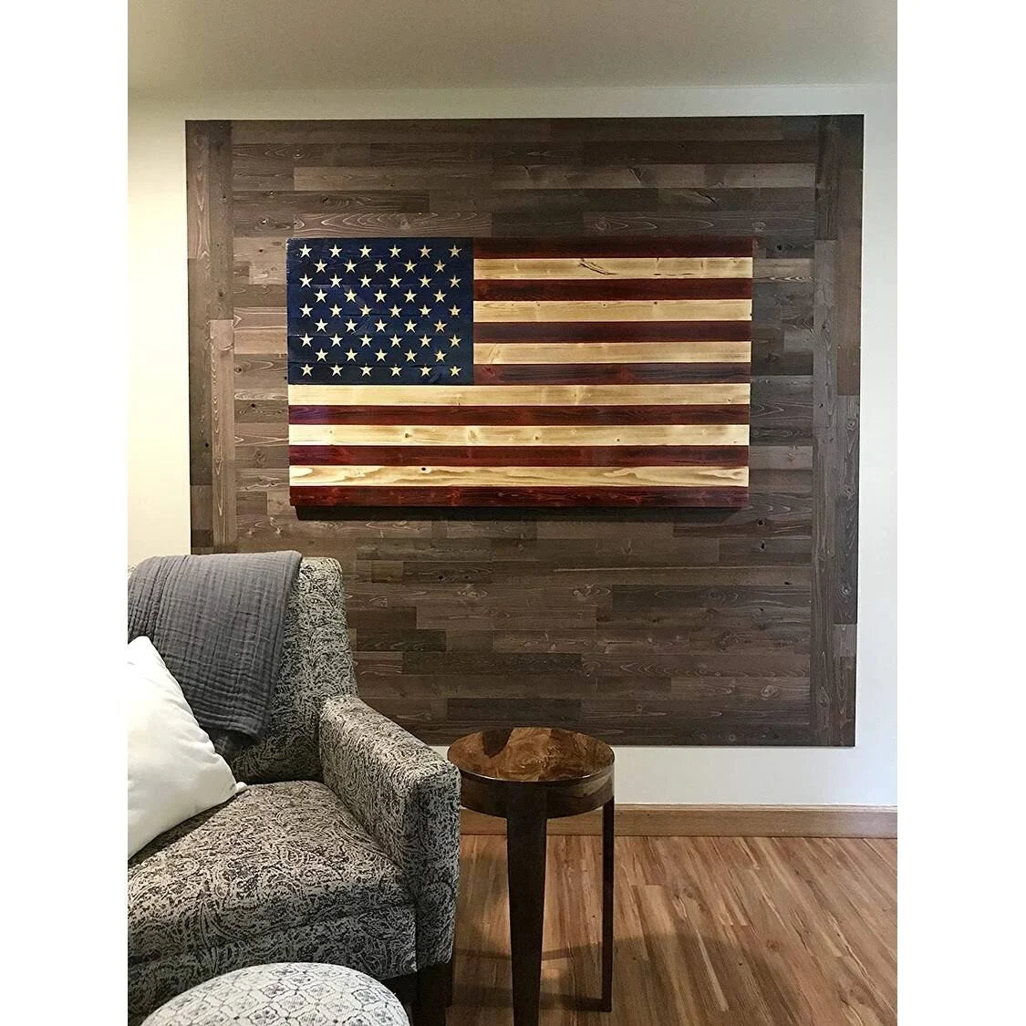 Reclaimed Wooden Wall Planks Peel and Stick 10 Sq. ft R191307