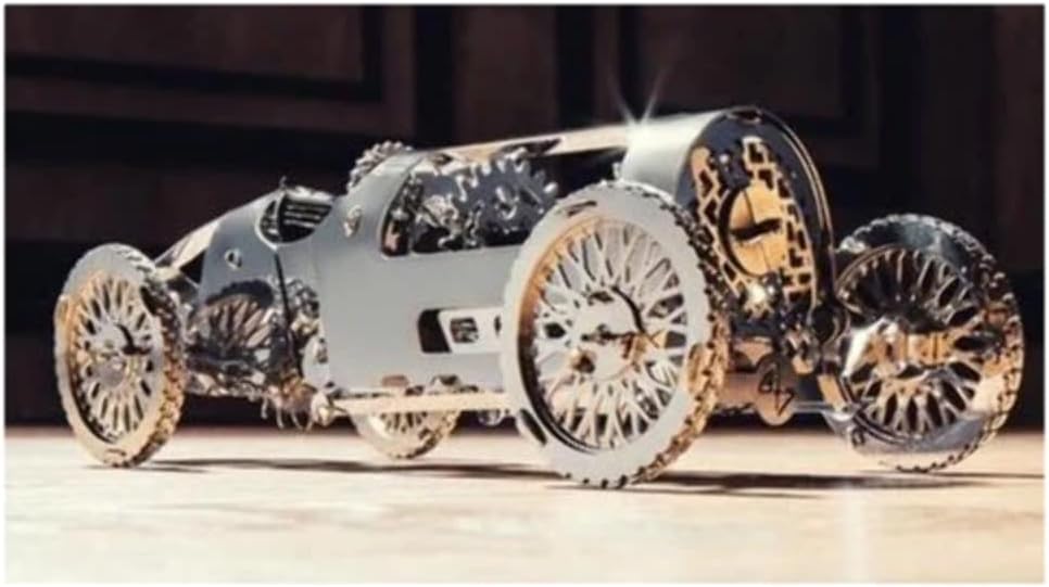 3D Puzzle Metal Model Car Kit Vintage Car Pack of 2 B9498