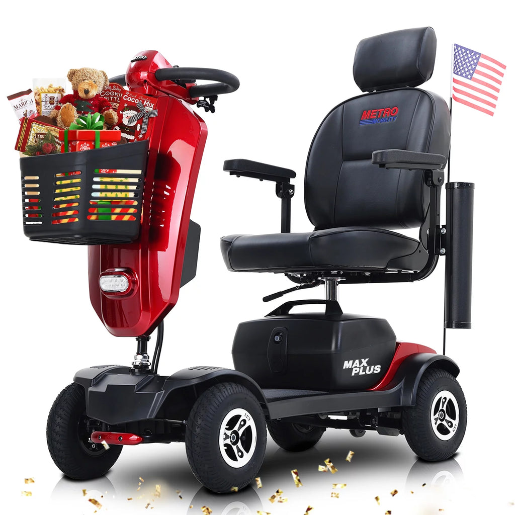 4 Wheels Mobility Scooter with LED Lights and USB Port K8858