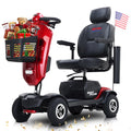 4 Wheels Mobility Scooter with LED Lights and USB Port K8858