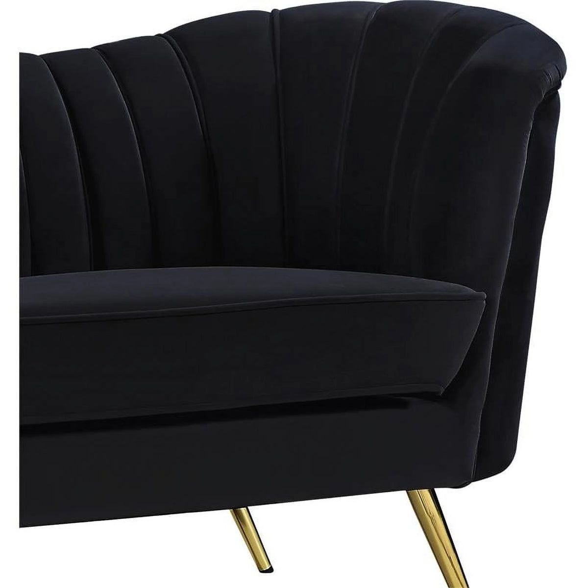 3-Piece Velvet Accent Chair Chaise & Loveseat M550360