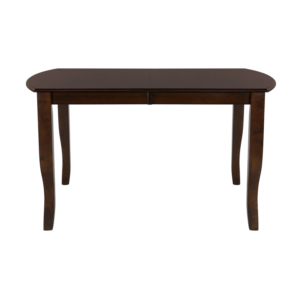 Dark Cherry Mango Veneer Wood Dining Table C822286
