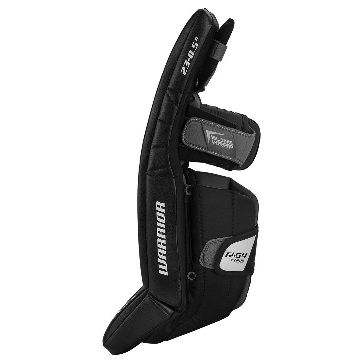 Black Goalie Leg Pads Size 19+.5in E247