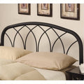 Full Queen Metal Headboard in Black Y994