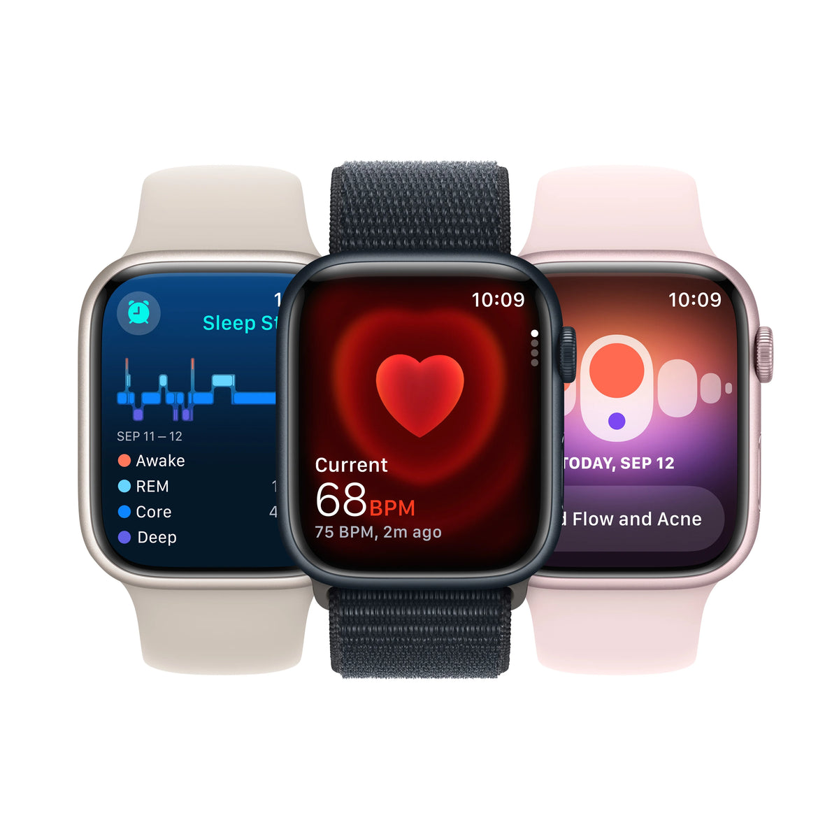 Midnight Aluminum Case 45mm Apple Watch with Sport Loop E78385