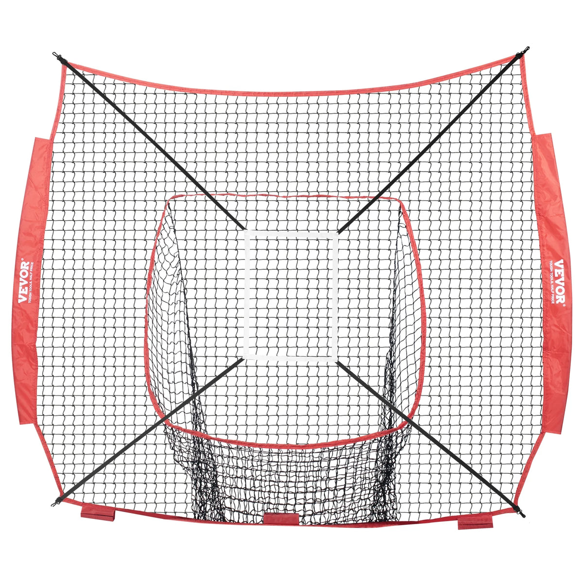 7x7 ft Baseball Softball Practice Net Hitting Batting Training Strike Zone A435