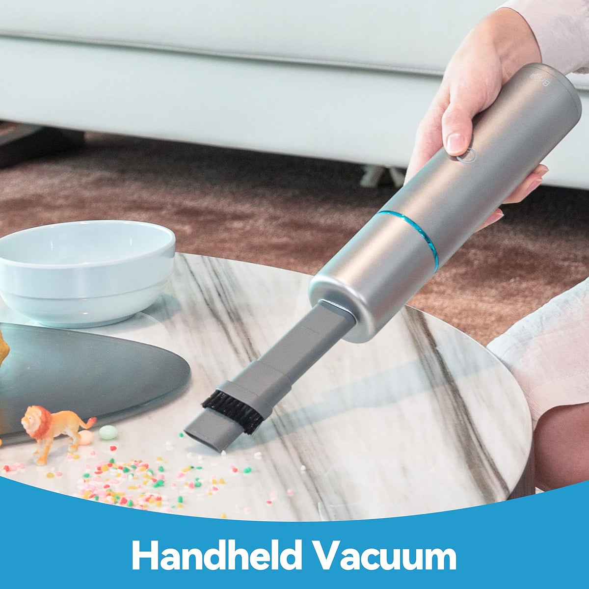 3-in-1 Handheld Vacuum Cleaner, Cordless Car Vacuum with Powerful Suction, USB Rechargeable R763086
