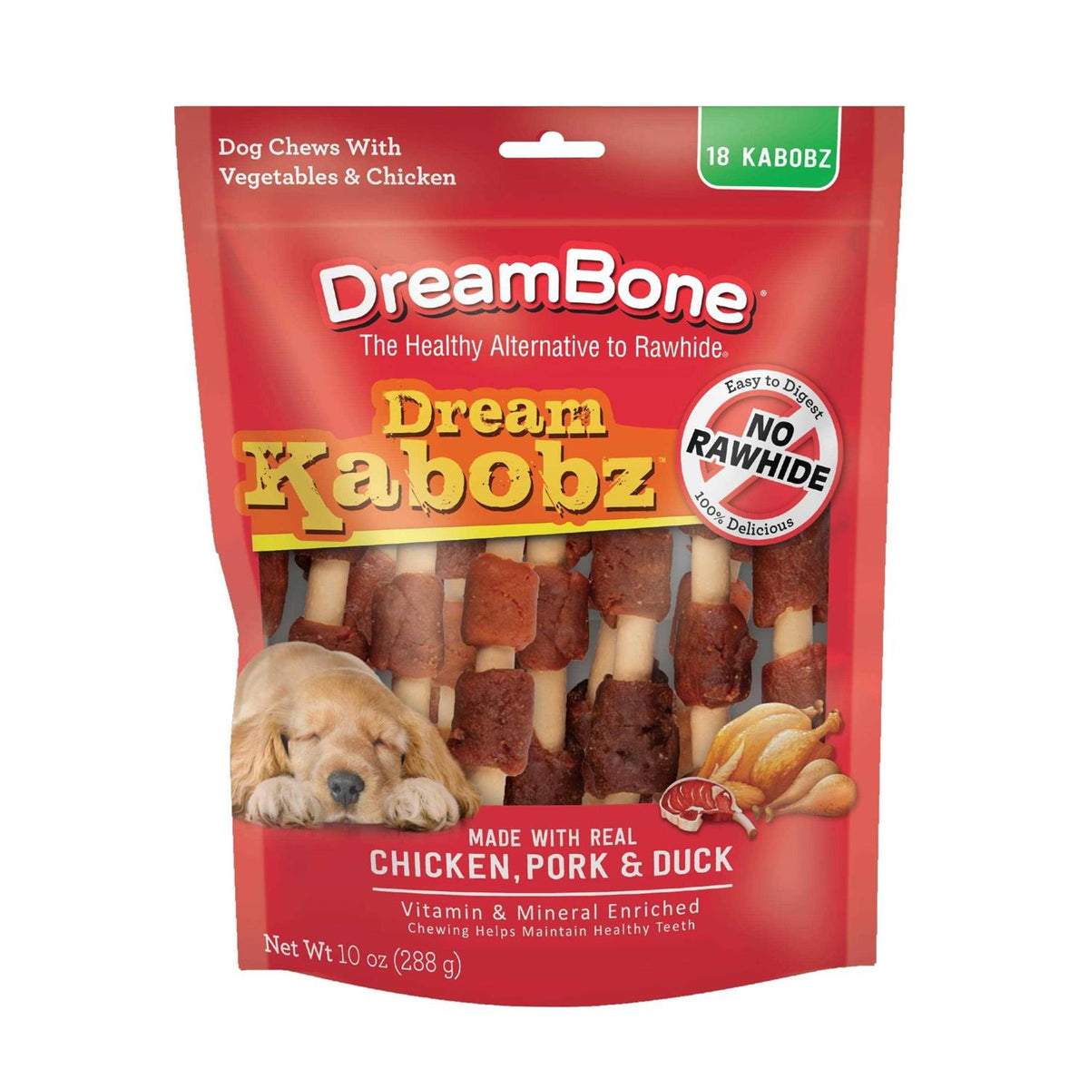 Dream Kabobz Dog Chews Vegetable & Chicken H269