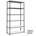 6-Tier Black Wire Shelving Unit N813754