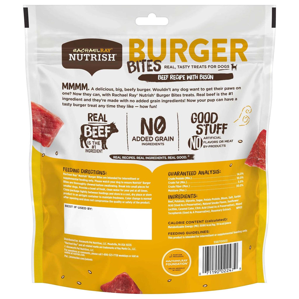Beef & Bison Burger Bites Dog Treats X2186