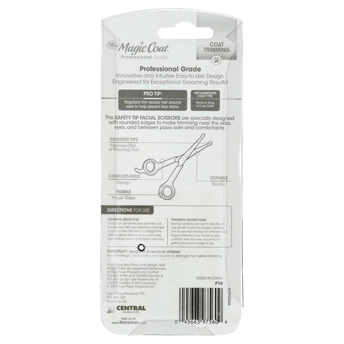 Pet Ear and Eye Scissors C2487