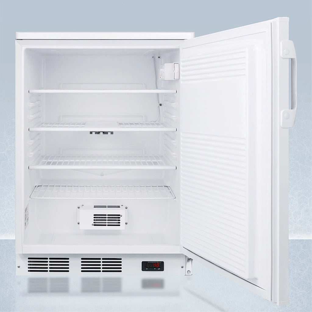 24" Wide Auto Defrost Commercial All-Refrigerator with Lock C4580
