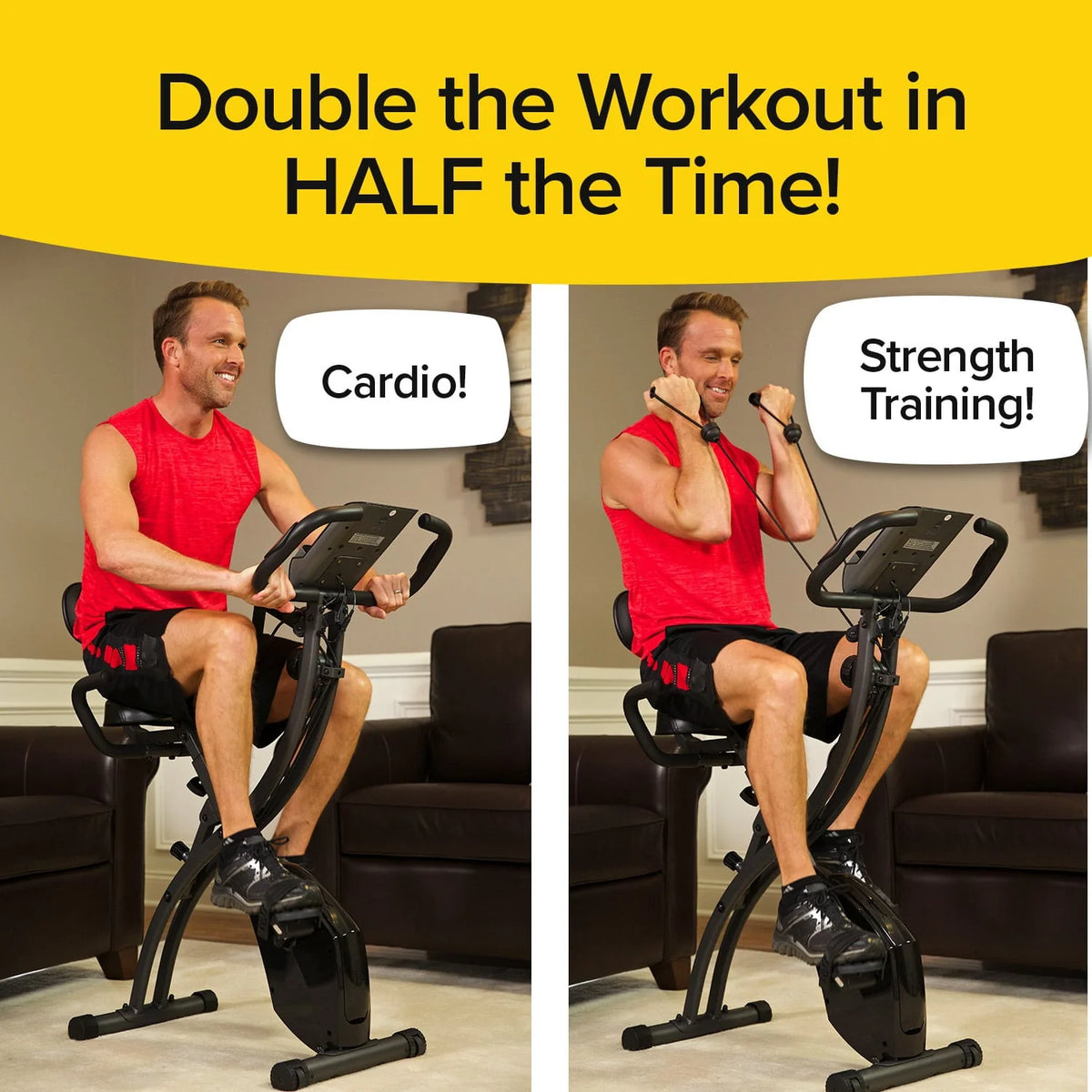 Folding Indoor Exercise Bike U65107