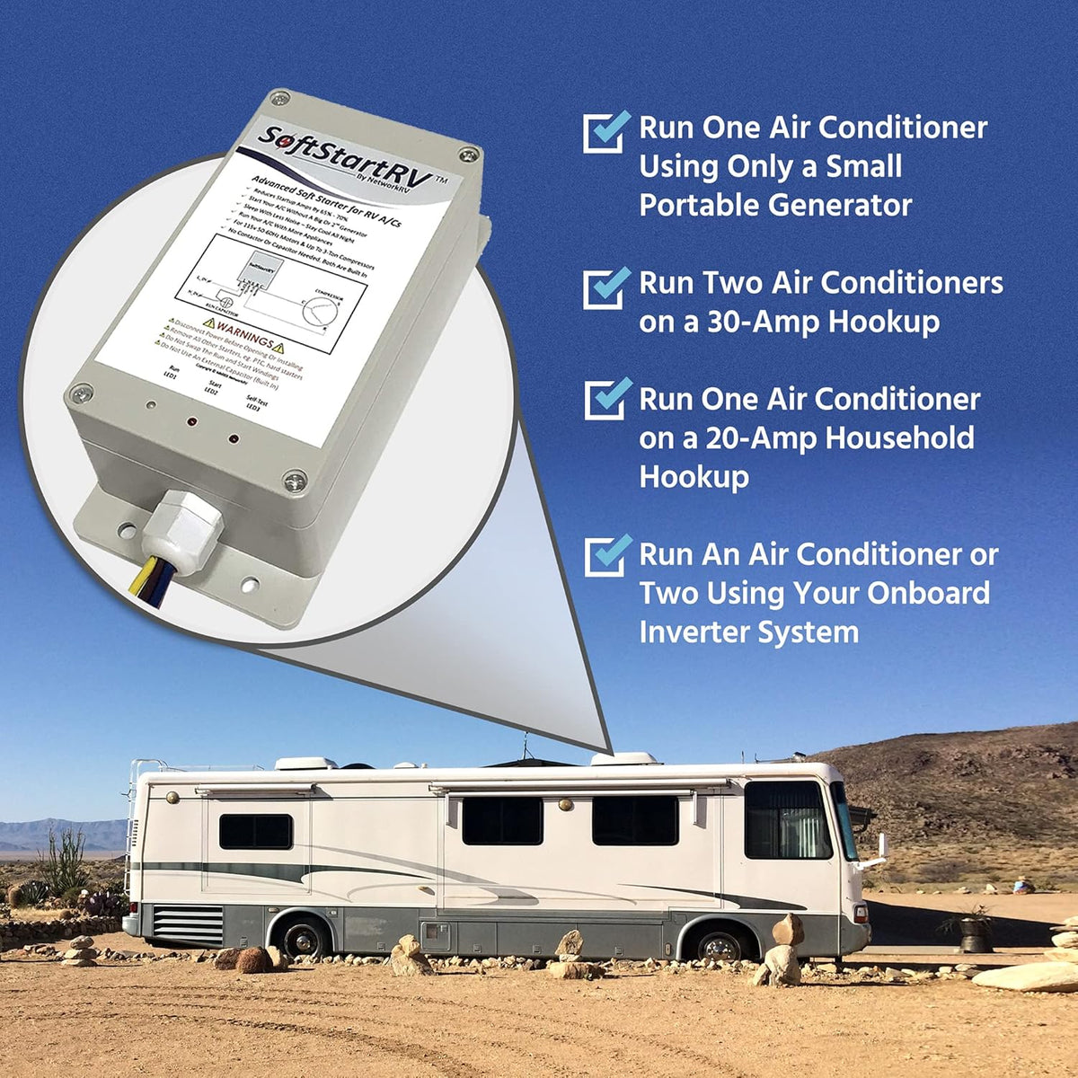 SoftStartRV Air Conditioning Soft Start Kit N588