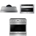 36 Gas Range, Range Hood and Microwave E962