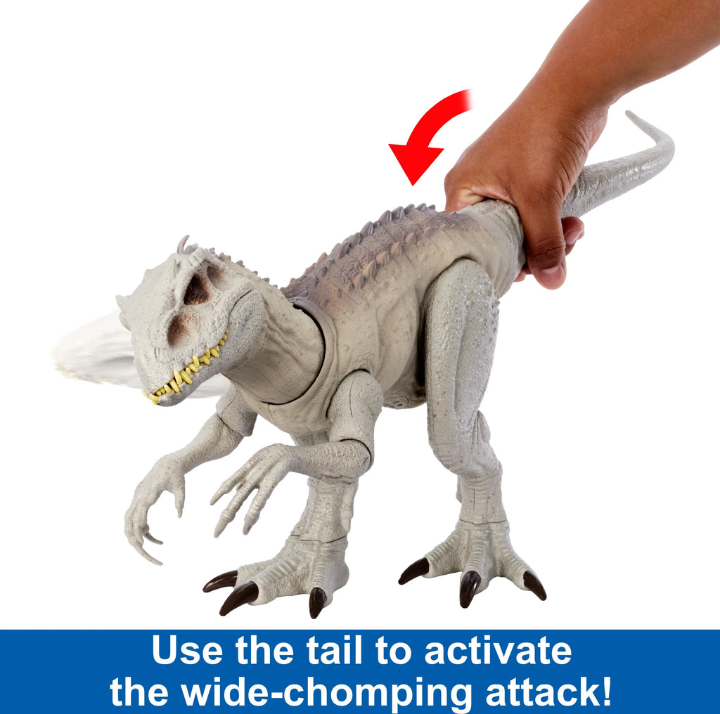 Camouflage Indominus Rex Dinosaur Action Figure with Lights, Sound & Motion E945119