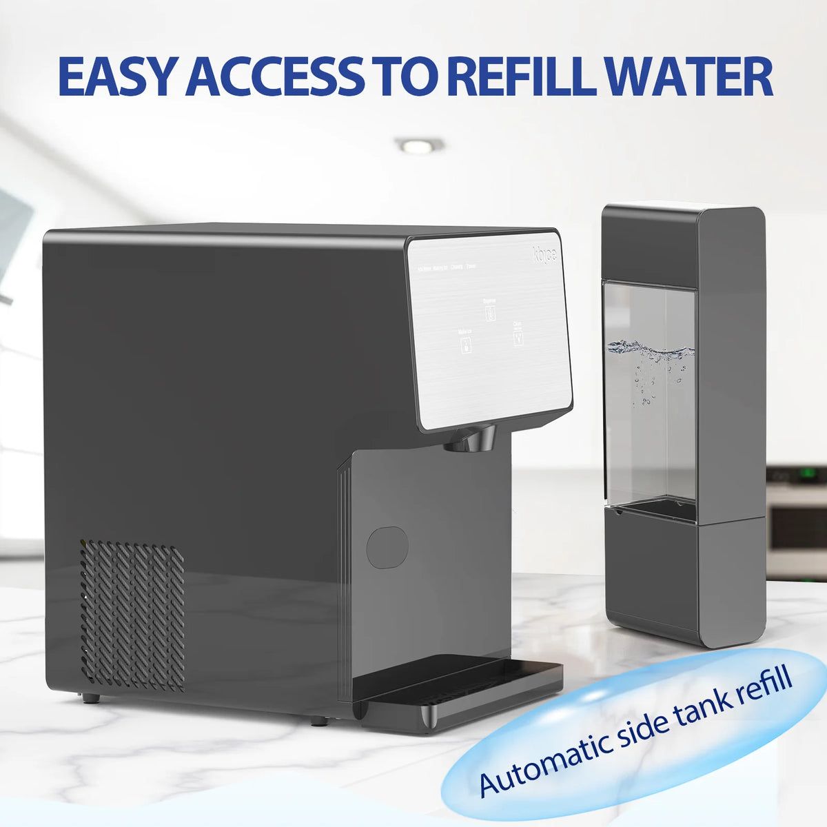 Self Dispensing Countertop Nugget Ice Maker with Water Tank K9677