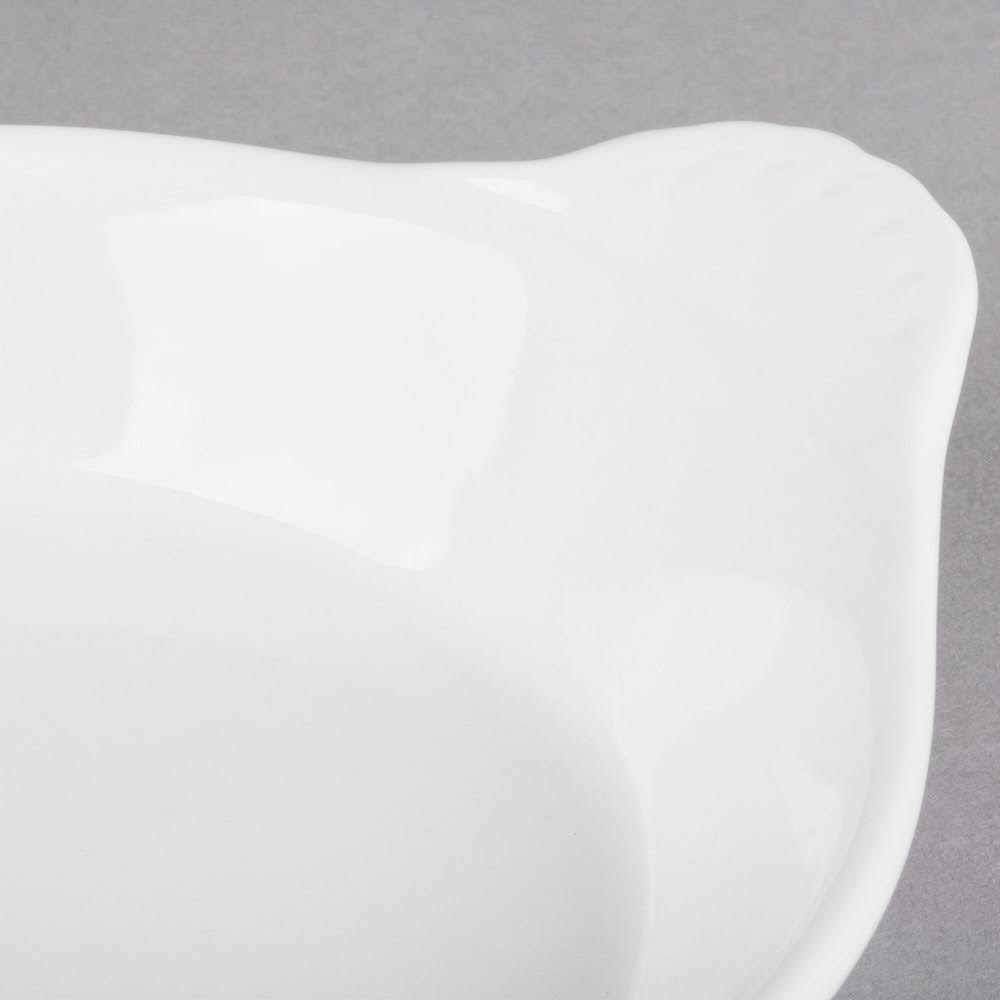 12 oz. Bone White Stoneware Shirred Egg Dish - 36/Case L656627