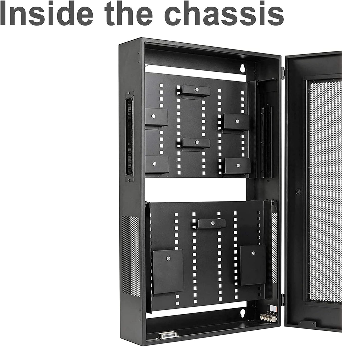 3U 19-inch Vertical Wall-Mounted Rack C221