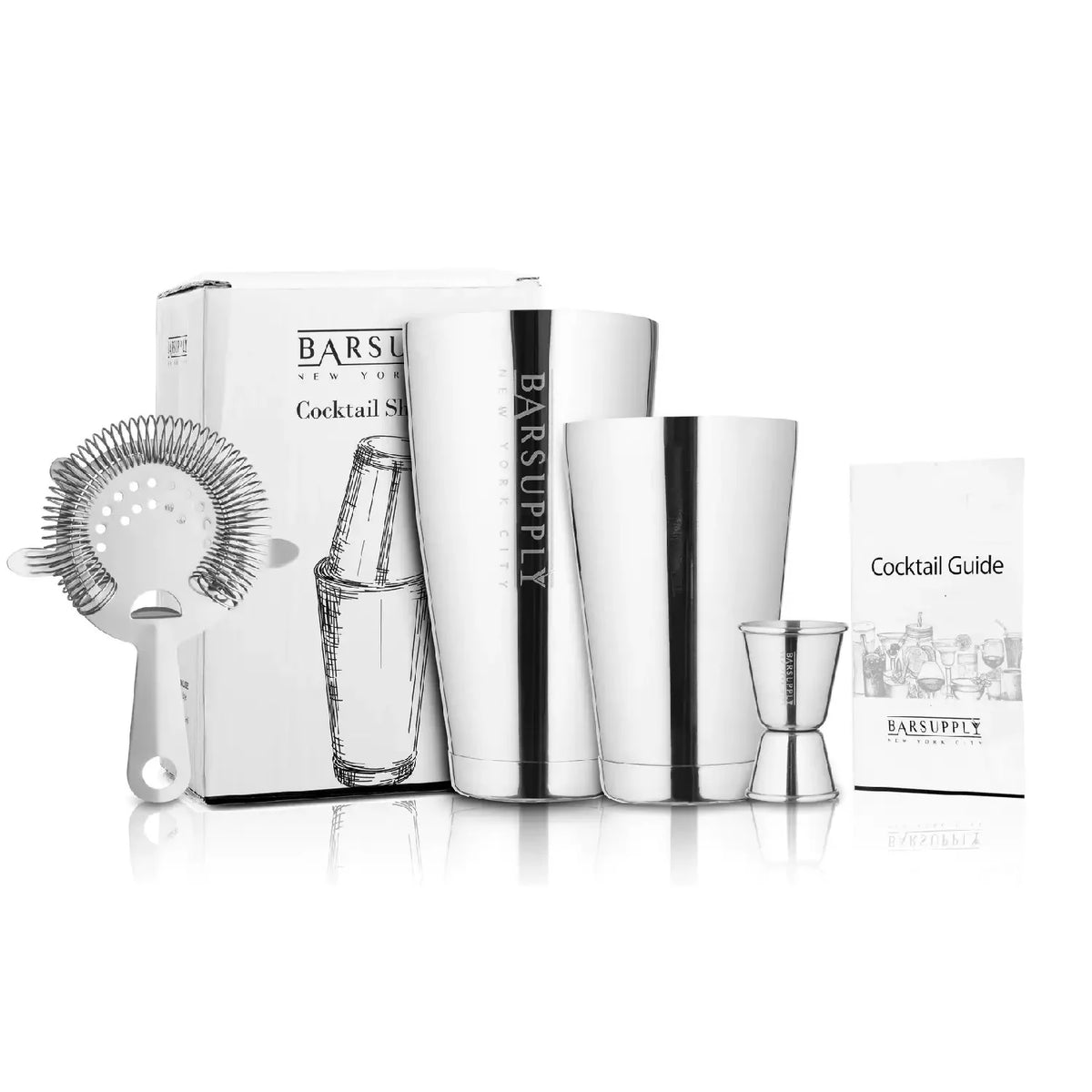 4-Piece Boston Cocktail Shaker Set C967