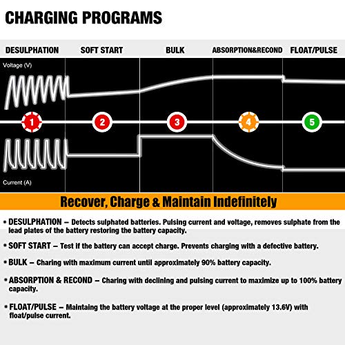 12V 1000mA Automatic Battery Charger P4159