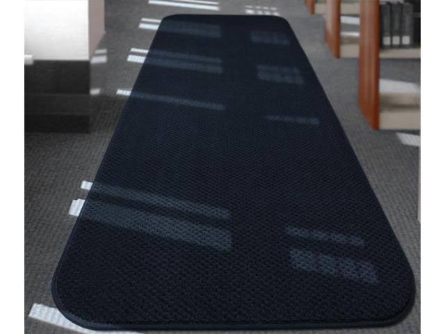 Navy Blue Skid-Resistant Carpet Runner 6 ft. x 27 in. M261