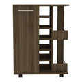 Weathered Oak Bar Cart Cabinet X63913