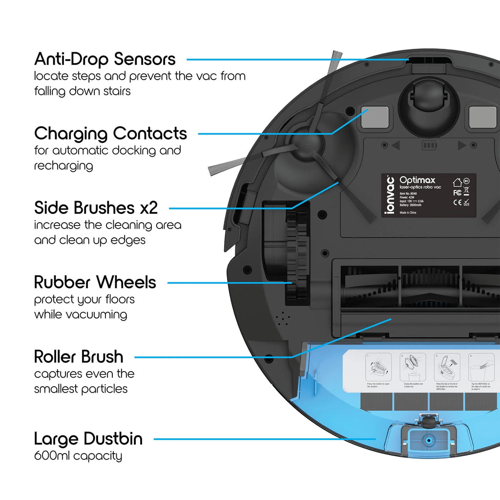 Wi-Fi Laser Mapping Robot Vacuum Cleaner T5569