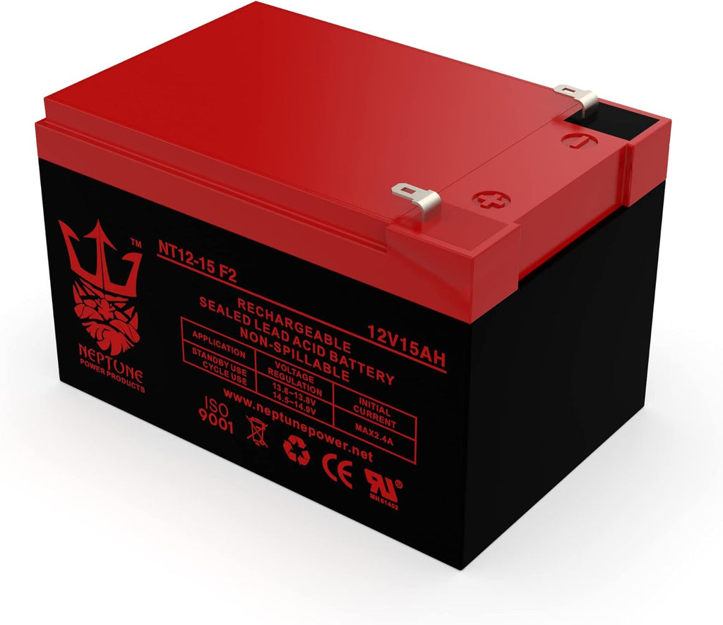 12V 15AH F2 Replaces Razor MX650 Dirt Rocket - 2 Pack S299468